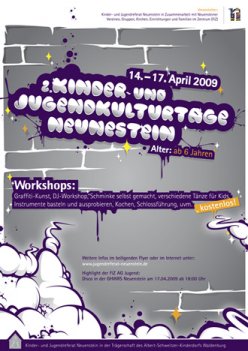 Plakat - Kinder- und Jugendkulturtage 2009